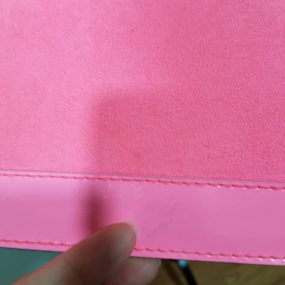 H&M Crossbody Clutch Purse Color Pink And Silver Glitters...!! - Picture 4 of 13